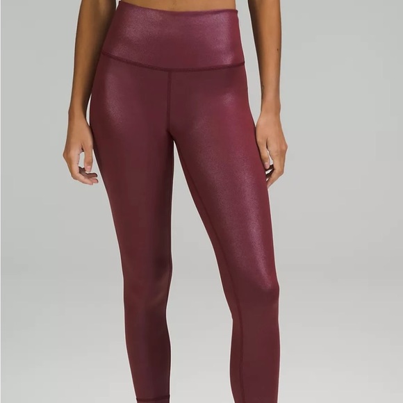 lululemon athletica Pants - Lululemon Wunder Train HR
Tight 25" *Foil Size 8